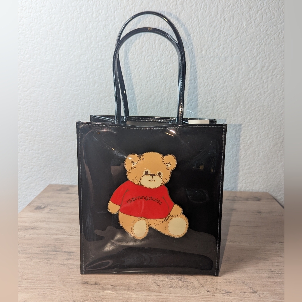 Bloomingdales Small Tote With Bear Design